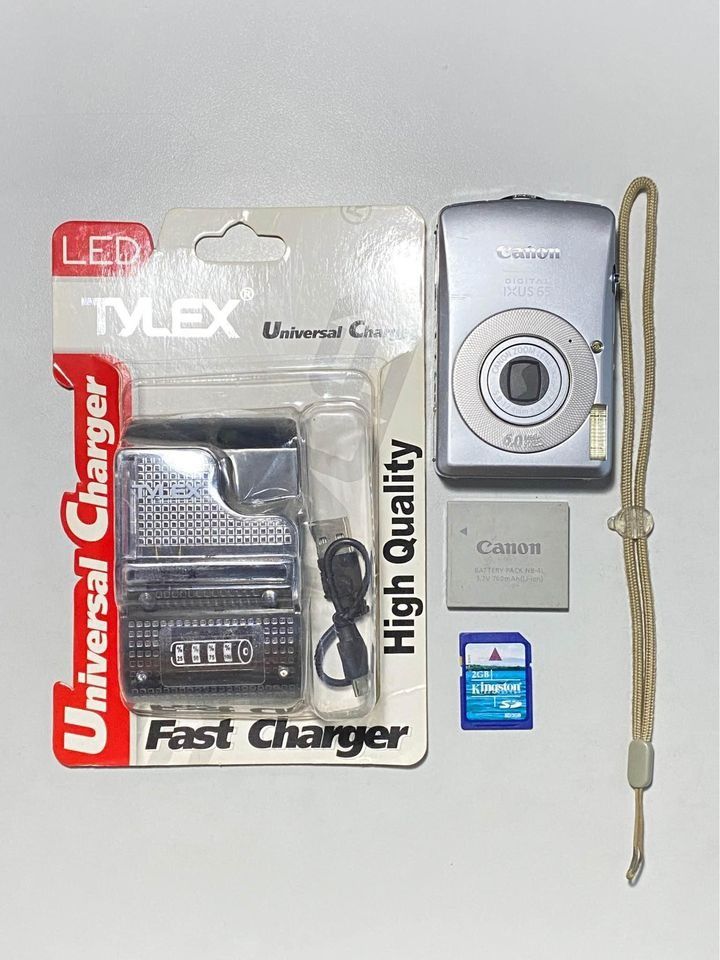 Digital Camera IXUS 85 (Category: Cameras) located in Valenzuela. Submitted by alfeopaulramos7490 (Listing ID 1276395471, Image 1). Description: Canon IXUS 65 6.0 megapixel P4,999 +sf Inclusion: * ixus 65 body * original canon battery * sd card * wrist strap * clip charger Issue: burnt screen that won't bother the screen display, tolerable burnt. READY TO USE 100% ALL WORKING WITH WARRANTY TO GUARANTEE, THE UNIT HAS NO OTHER ISSUE DIRECT MESSAGE 