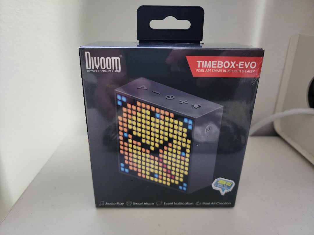 Divoom Pixel Timebox Evo, Audio, Portable Music Players on Carousell