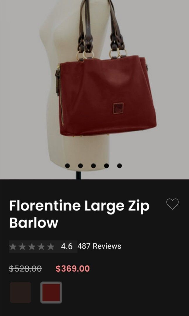 Florentine large zip on sale barlow