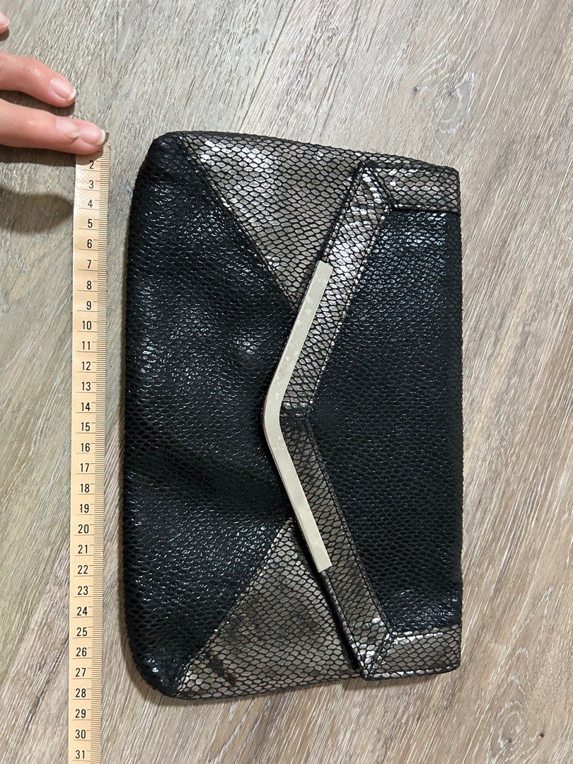 Dorothy perkins on sale black clutch bag