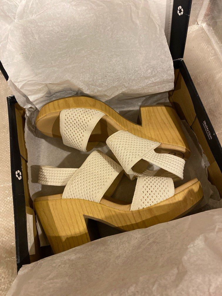 scholl sandals white