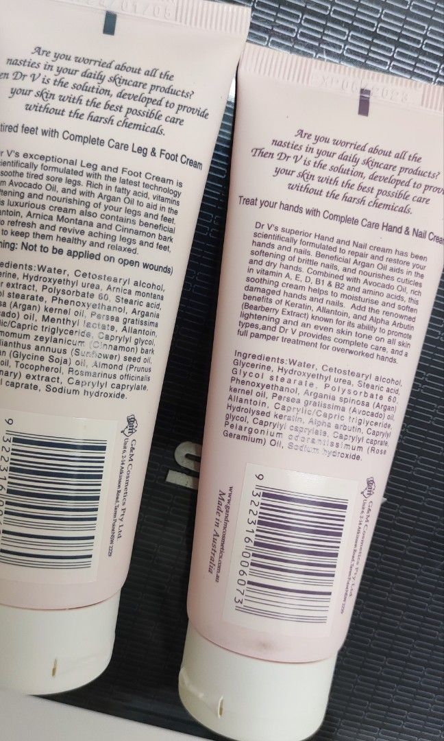 Dr. V Leg & Foot Hand & Nail Cream (Expire 05/01/2024), Beauty