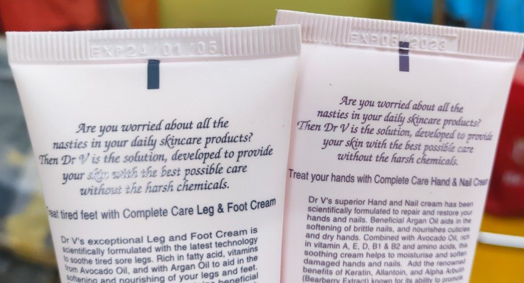 Dr. V Leg & Foot Hand & Nail Cream (Expire 05/01/2024), Beauty