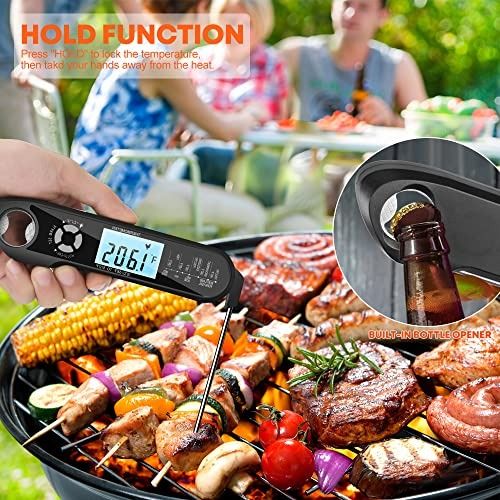 Dual probe top wireless meat thermometer