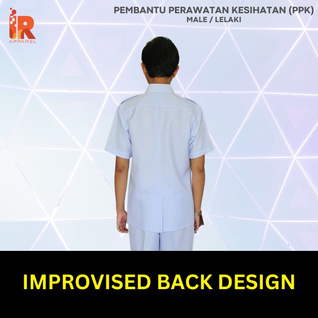 [Epaulette Design] PEMBANTU PERAWATAN KESIHATAN (PPK) MALE UNIFORM ...