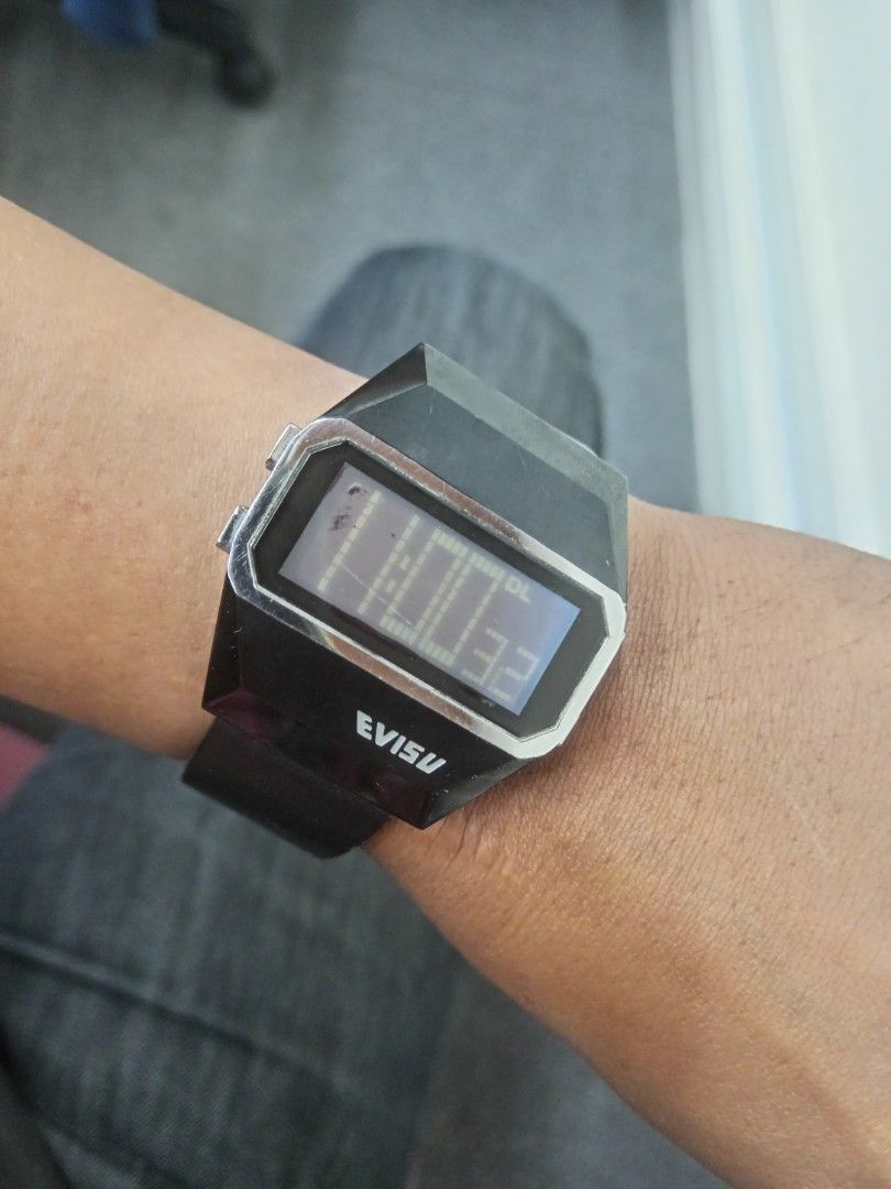 EVISU Japan Digital Watch Original Rare