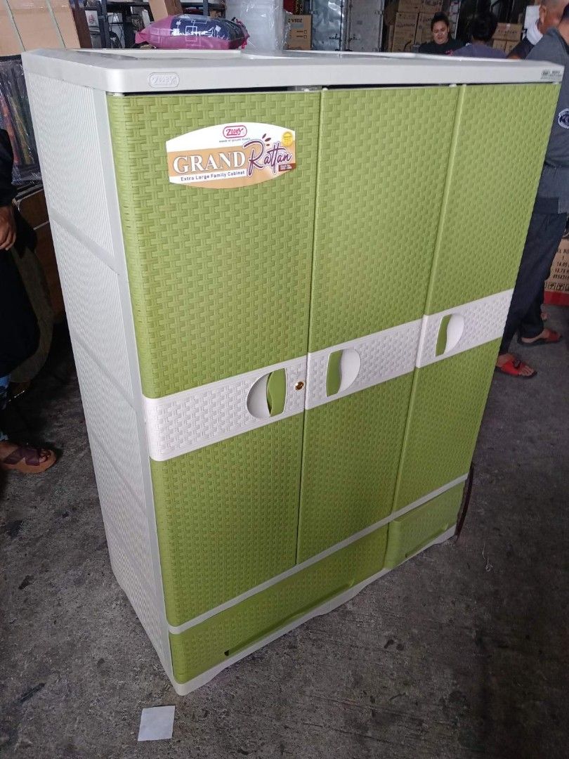 3 Doors Cabinet by Zooey (Category: Home Improvement Tools & Accessories) located in Quezon City. Submitted by shie_123 (Listing ID 1276316384, Image 2). Description: 3 Door Extra Large Family Rattan Cabinet by zooey ganda neto mga momsh 😊😱 quality brandnew latest design Php3, 299.oo only ‼️BIG DISCOUNT FOR BULK ORDER ‼️ Location : Novaliches Qc Fast Delivery -COD 🚚🚚🚚 plus shipping fee available color: Green , Pink , Brown, blue.