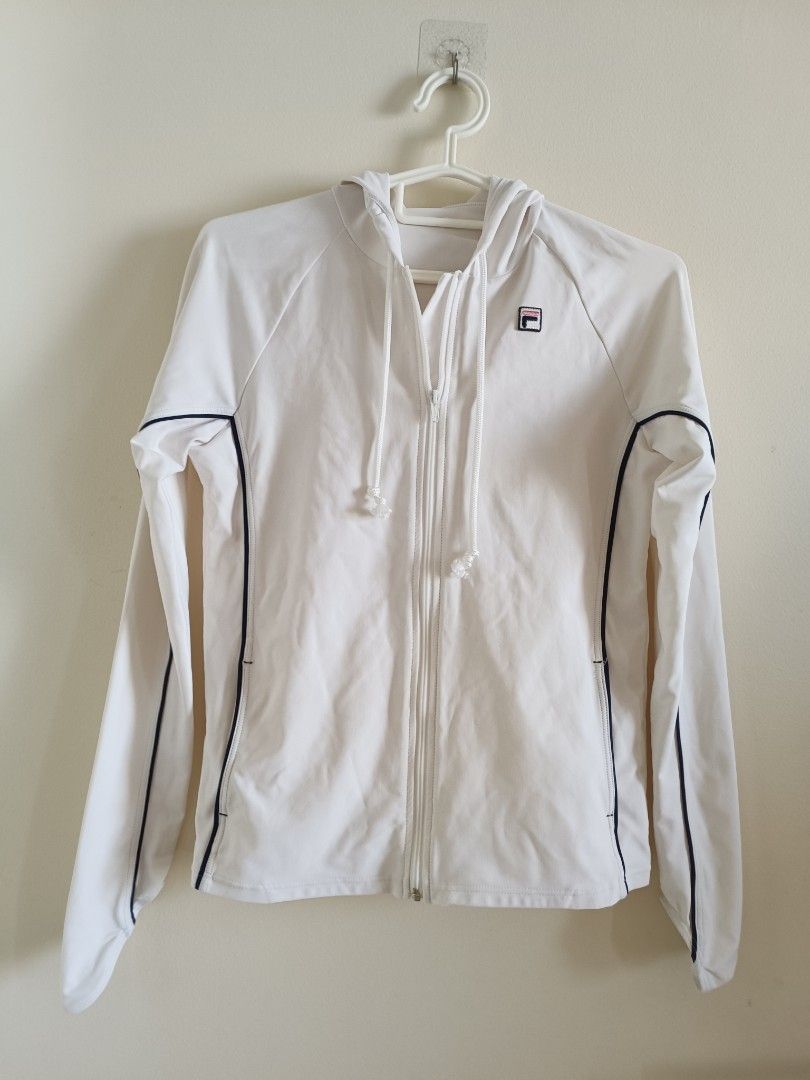Size S Fila Japan UV Hoodie Sport Jacket Women s Fashion