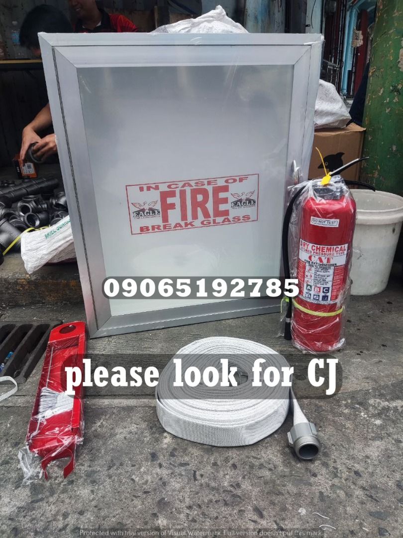 FIRE HOSE CABINET (Category: Construction Tools & Equipment) located in Makati City. Submitted by claire_joy (Listing ID 1276209275, Image 2). Description: CONTACT DETAILS: 📌0-9-0-6-5-1-9-2-7-8-5 please look for CJ. 🧭LOCATION: 📍Manila Mayhaligue St. Abad Santos Manila 📍Cavite Centennial Rd Kawit Cavite note: price may change without prior notice.