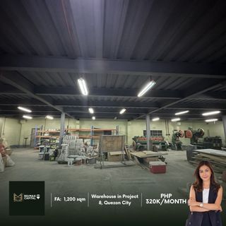FOR LEASE: Warehouse/Commissary in Project 8, Quezon City