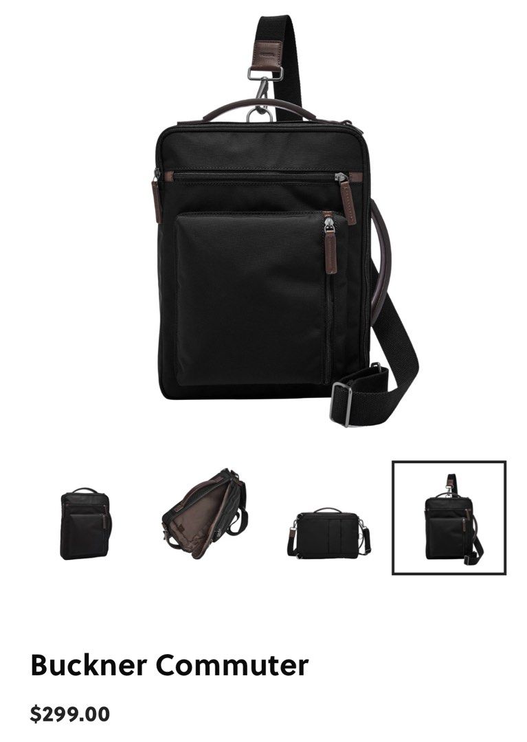Fossil Buckner commuter convertible bag, Men's Fashion, Bags, Sling