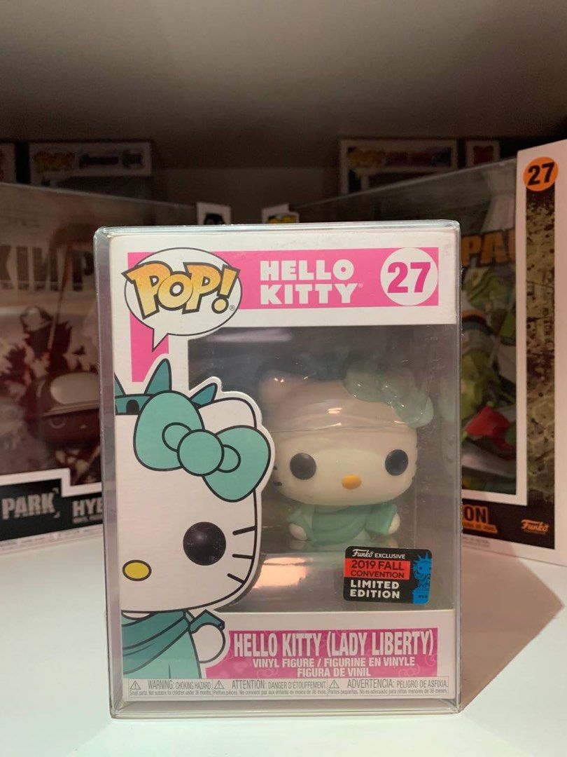 Funko Pop Hello Kitty Hello Kitty Lady Liberty 2019 Fall Convention Limited Edition 27