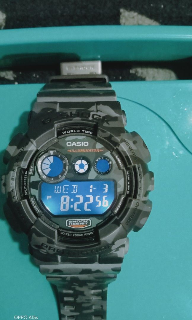 G Shock gd 120 camouflage Men s Fashion Watches Accessories