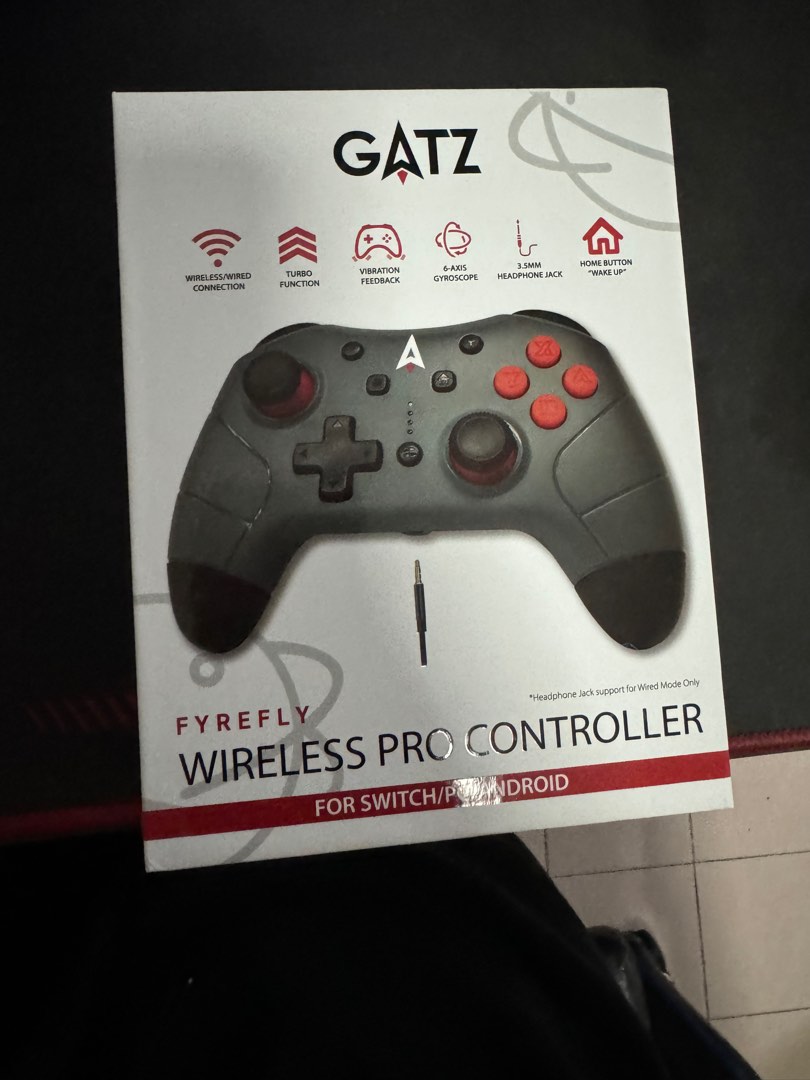 Pro Cont Gatz Fyrefly Wireless Pro Controller, Video Gaming, Gaming Accessories ...