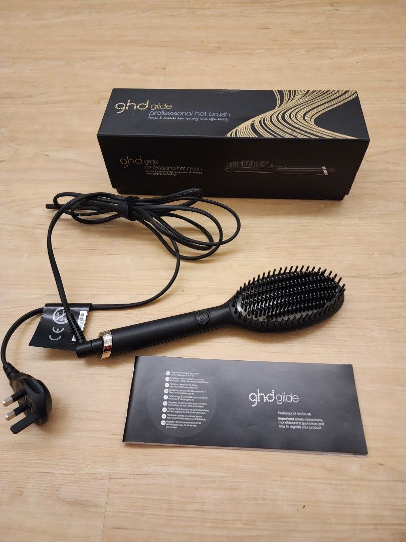 GHD Glide Hot Brush Hair Straightener Beauty Personal Care