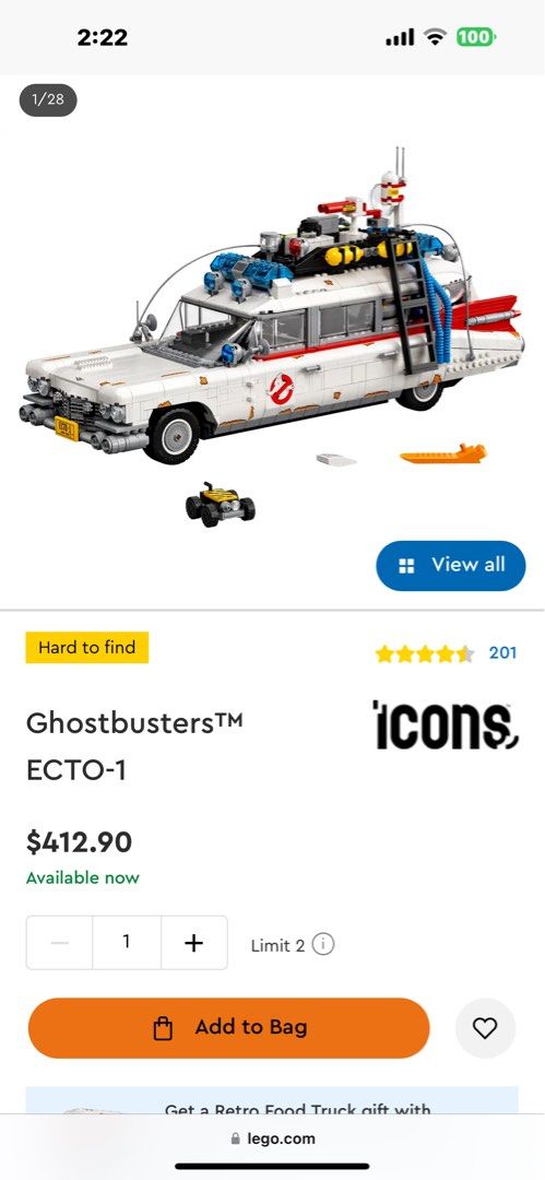 Ghostbusters lego car instructions deals