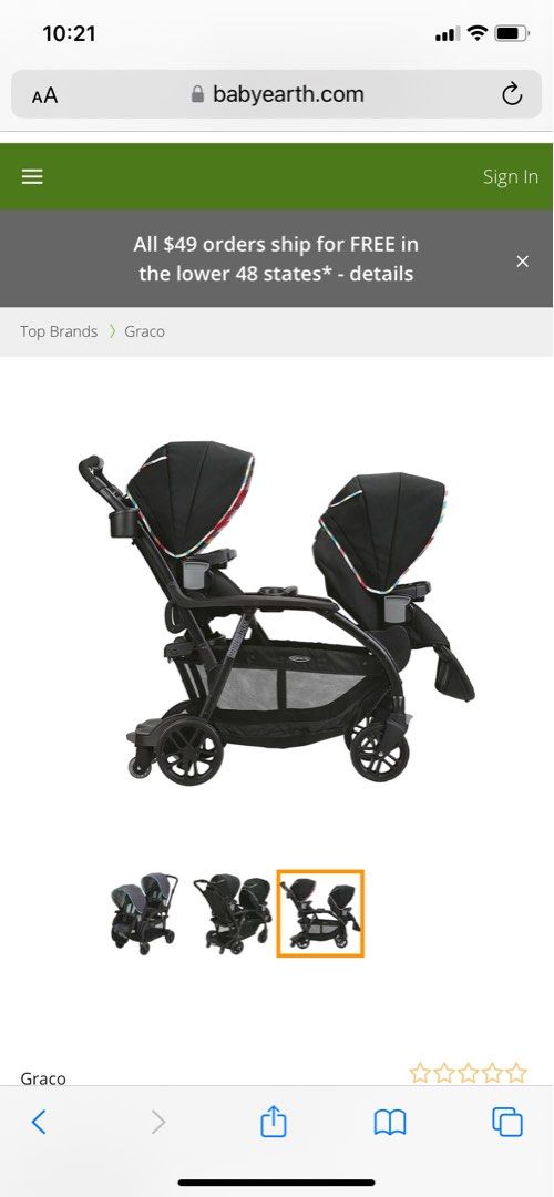 Graco double outlet stroller 27 ways