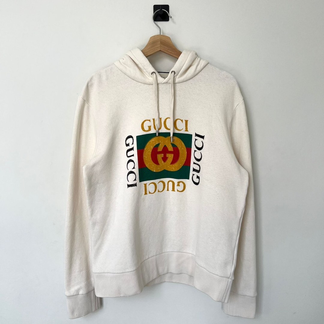 Gucci distressed hoodie online