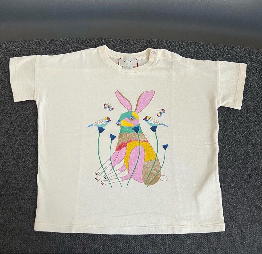Gucci Kids Bunny Tee Size 36m Offwhite Luxury Apparel on Carousell