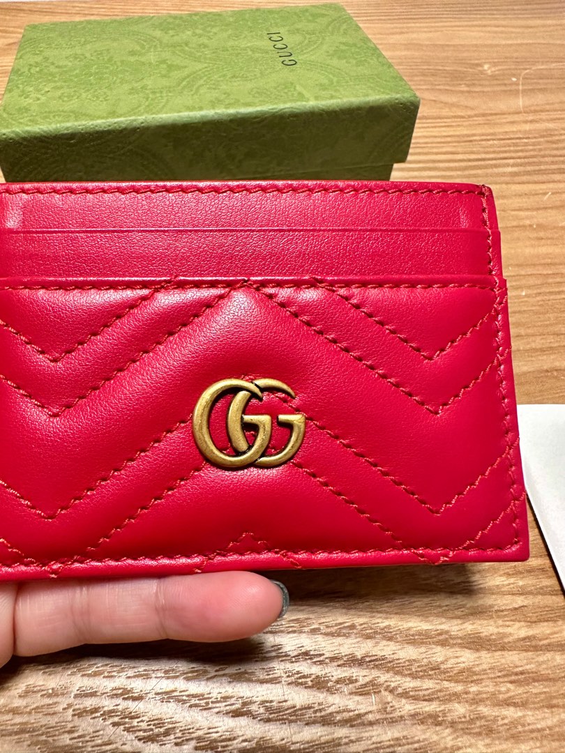 Gucci Marmont Card Holder, Women's Fashion, Bags & Wallets, Wallets