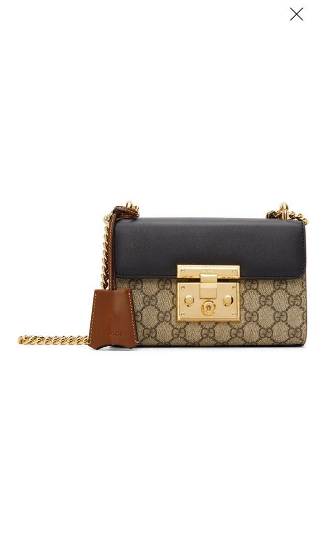 Gucci padlock hotsell wallet on chain