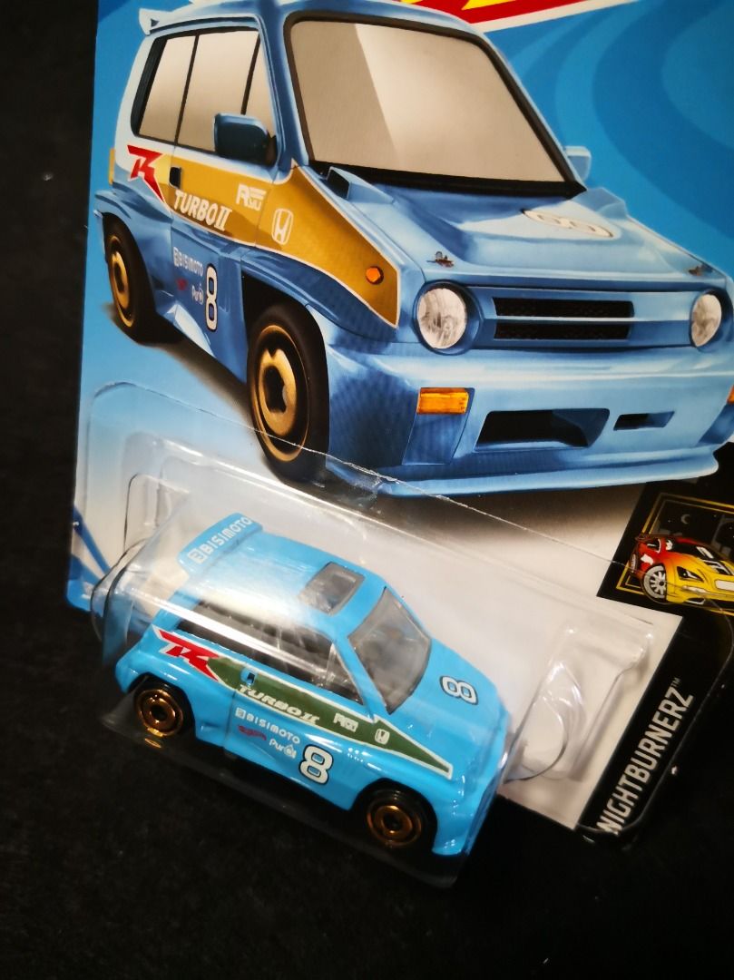 Hot wheels 85 honda city turbo ii blue sales