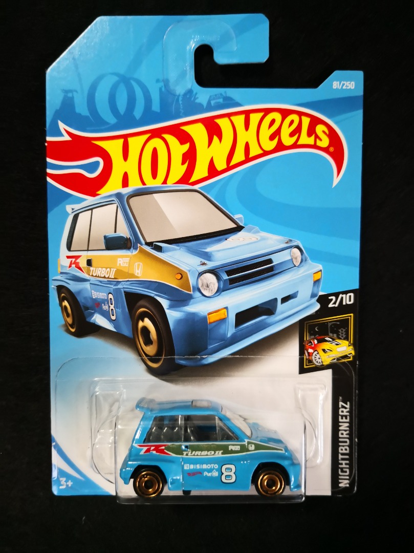 Hot wheels 85 honda city turbo ii blue sales