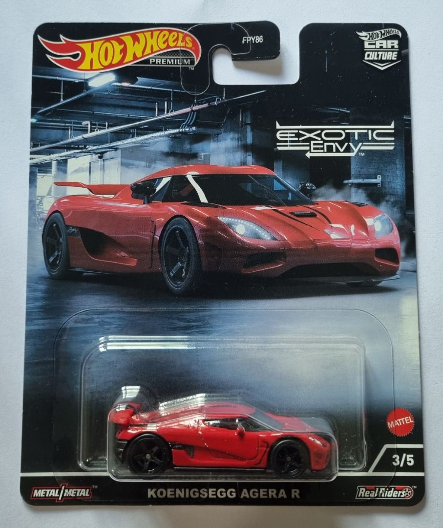 Hot Wheels Exotic Envy Koenigsegg Agera R 3/5, Hobbies & Toys