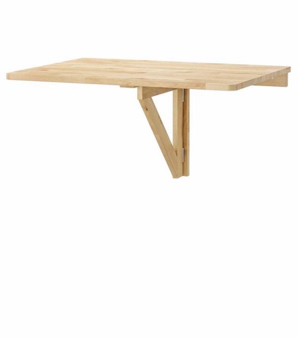 IKEA DROP LEAF TABLE (Category: Tables & Sets) located in Shah Alam. Submitted by tun_closet (Listing ID 1276280189, Image 2). Description: Item dah discontinue di IKEA jimat ruang sgt nak guna pasang , xguna simpan.. kayu tebal colour aesthetic warna kayu coklat muda.. warm colour nampak ruang lebih luas.. popular ikea item letgo murah sebab nak clear space dah ada meja lain.. .