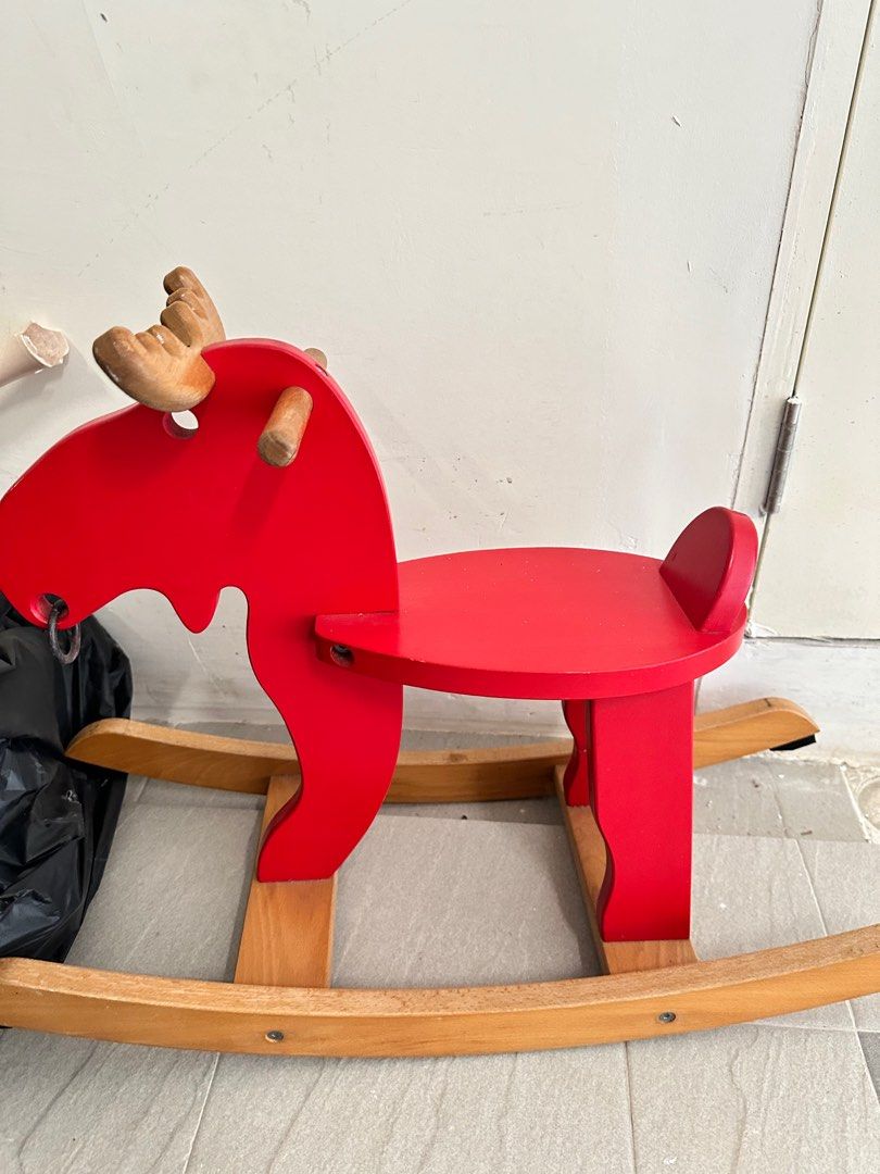 IKEA Rocking Deer, Babies & Kids, Babies & Kids Fashion on Carousell