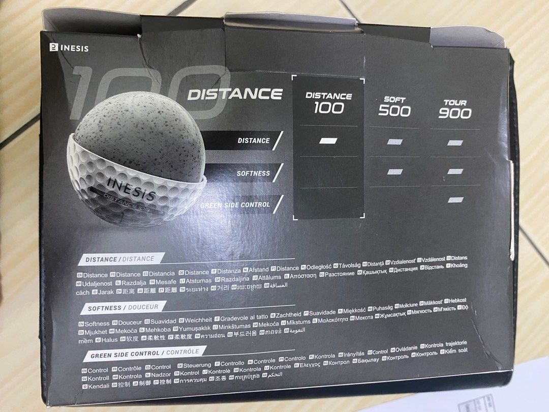 Inesis Golf Ball and Tees, Sports Equipment, Other Sports Equipment and