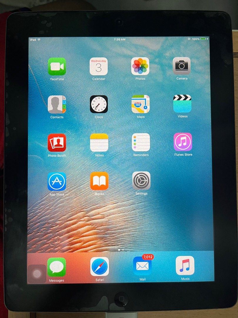 Ipad gen2 tablet for sale (Category: Laptops & Notebooks) located in Manila. Submitted by iskoh4102 (Listing ID 1276165318, Image 2). Description: Ipad 2 tablet for sale P5500 28GB Small scratches Good working condition Included: Box Ipad Charget.