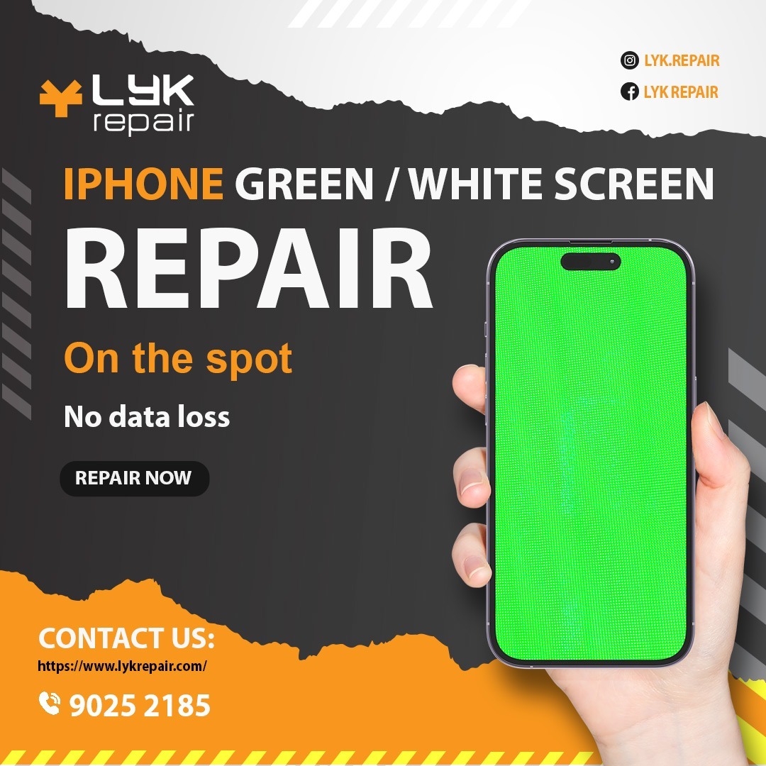 lcd iphone 13 green screen