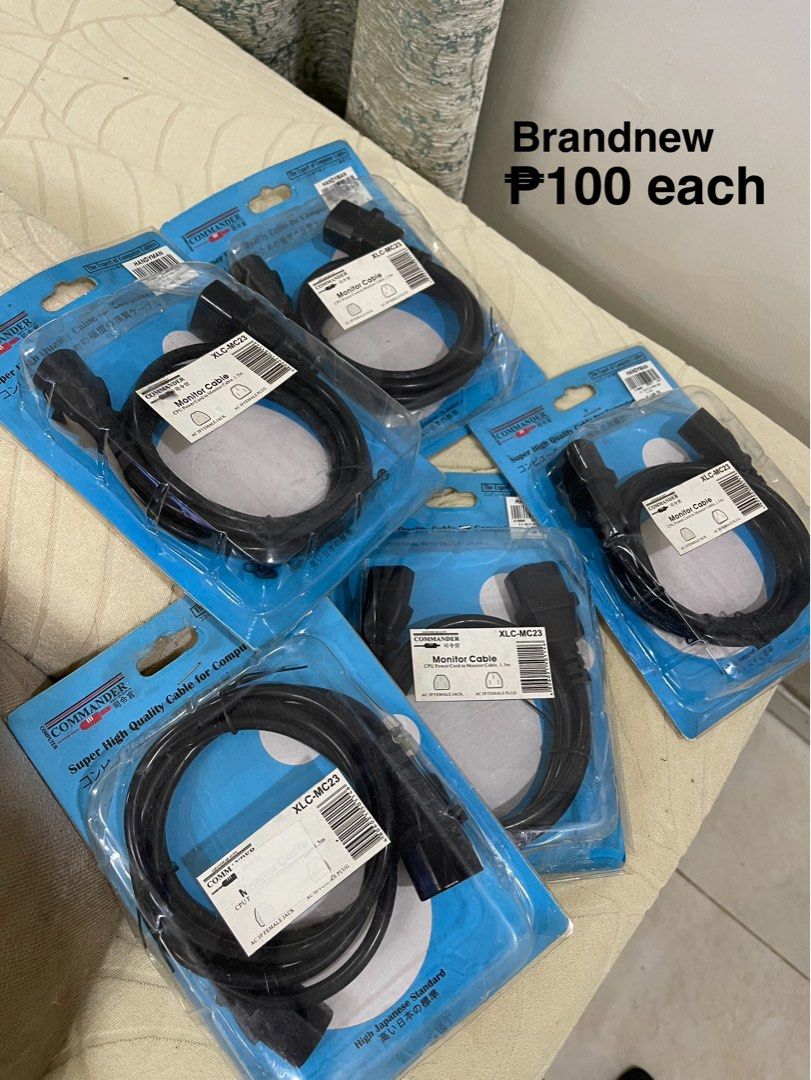 Japananese Standard Cable for Computer (Category: Cables & Adaptors) located in Manila. Submitted by casperbear (Listing ID 1276258085, Image 1). Description: 100 each.