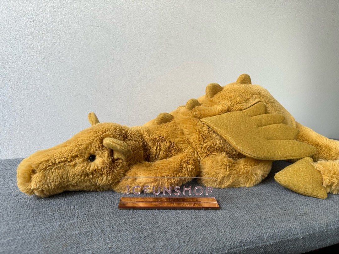jellycat ゴールドドラゴンHuge Golden Dragonぬいぐるみ Personalized