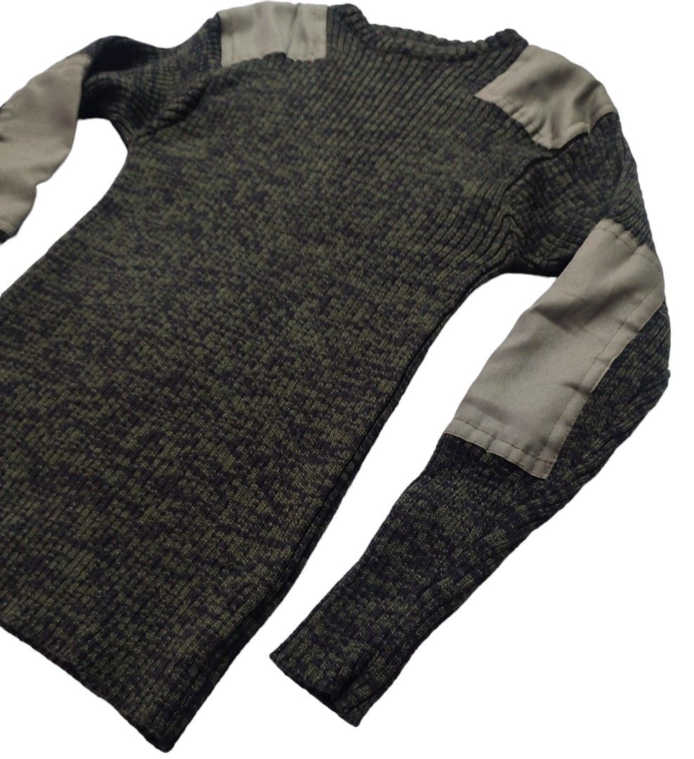 Grey army store jumper