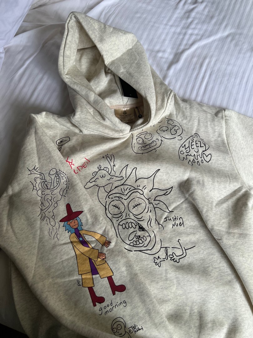 Kanye west rick sale and morty hoodie