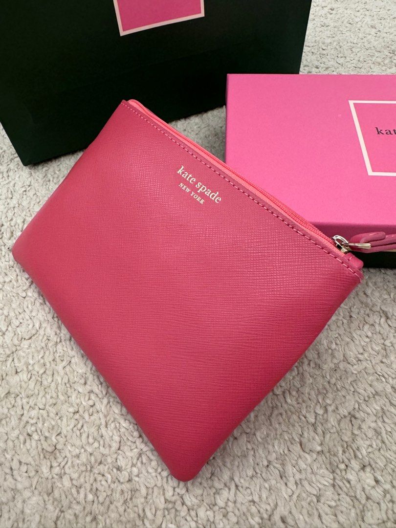 Kate spade pink on sale wristlet