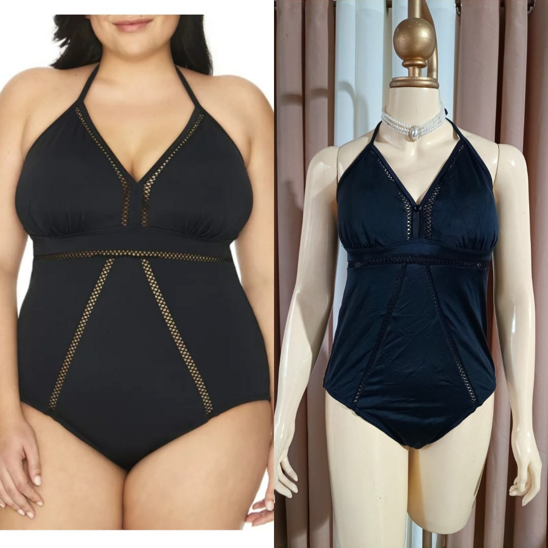 XL) Robby Len Plus Size One Piece Swimsuit, Women's Fashion, Swimwear,  Bikinis & Swimsuits on Carousell