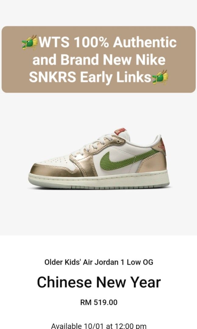 Latest Updates Air Jordan 1 Low OG