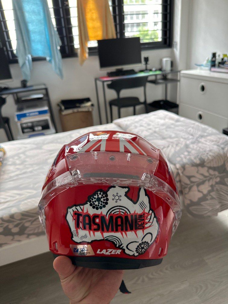lazer helmet tasmania, Motorcycles, Motorcycle Apparel on Carousell