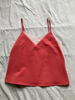 H&M fluffy knit cropped cami, Women's Fashion, Tops, Sleeveless on Carousell