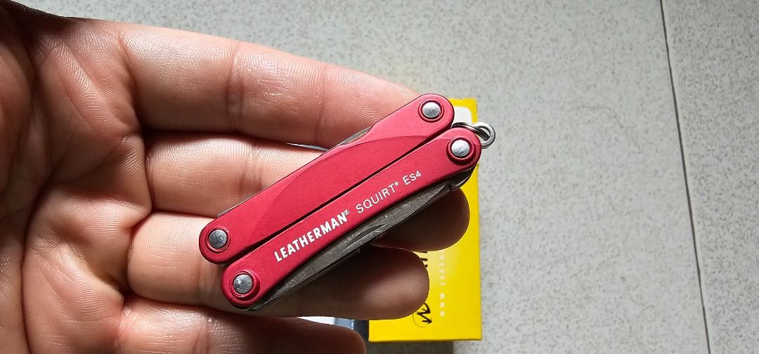 Leatherman Squirt ES4 Multitool Wire Stripper (Category: Home Improvement Tools & Accessories) located in Pasig City. Submitted by minyey (Listing ID 1276258879, Image 2). Description: Selling Leatherman Squirt ES4 Multitool All stocks are sealed and on hand! Meet-up at Mercedes, Pasig or Grab/Lalamove, etc by buyer. Color: Red Sheath: None Don't let the Squirt ES4 fool you - this is an electrician's tool for everyone. Leatherman users have found