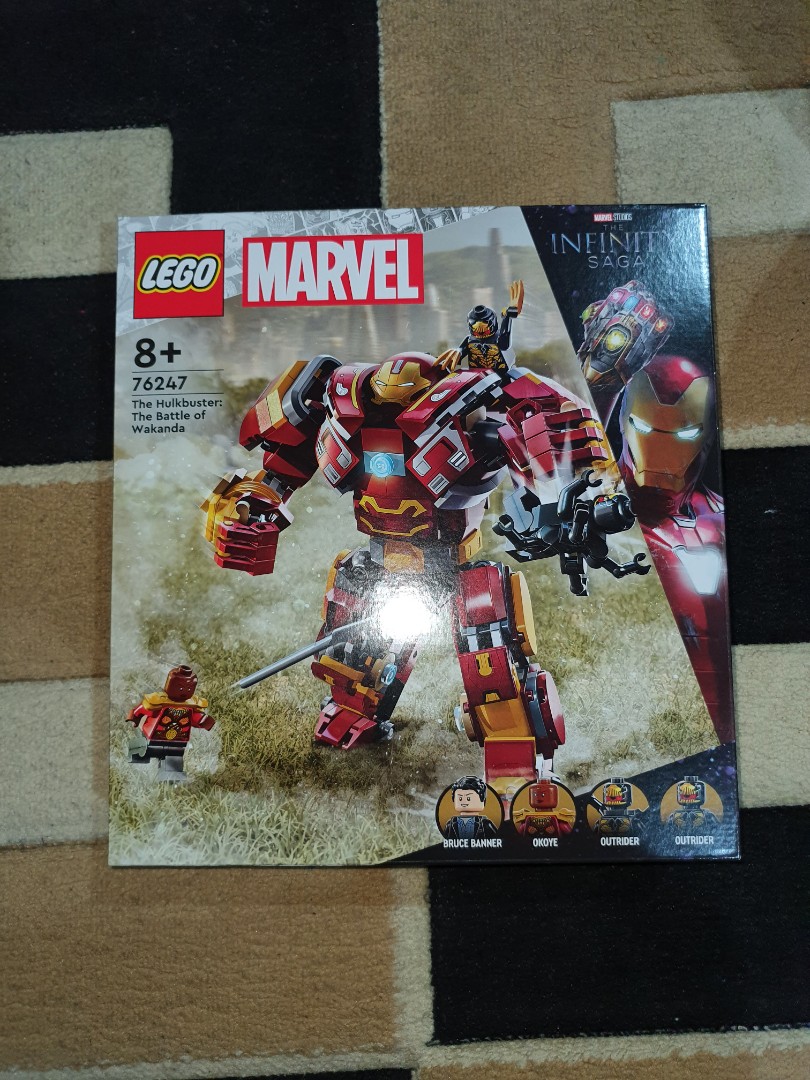 Lego Marvel 76247 The Hulkbuster: The Battle of Wakanda, Hobbies & Toys,  Toys & Games on Carousell