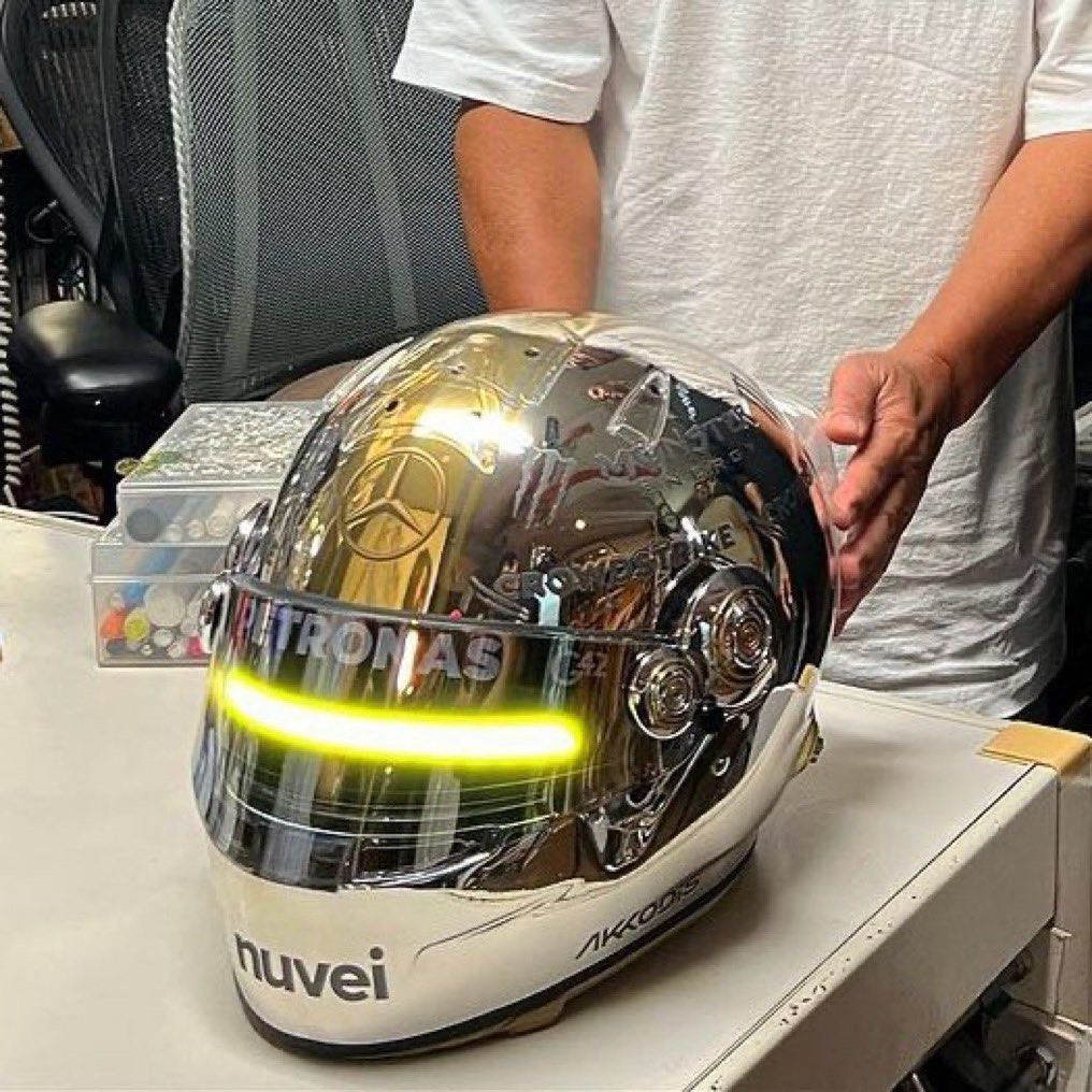 Spark 1/5 helmet Lewis Hamilton Spainish GP 2024 Edition