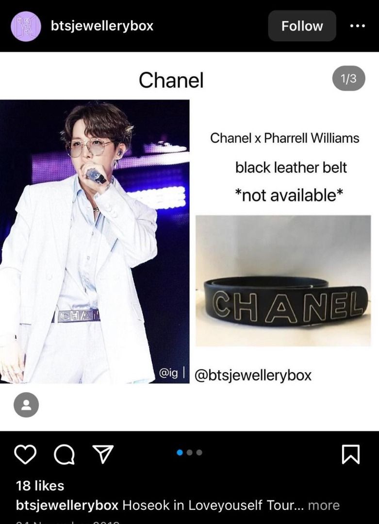 Chanel pharrell deals belt
