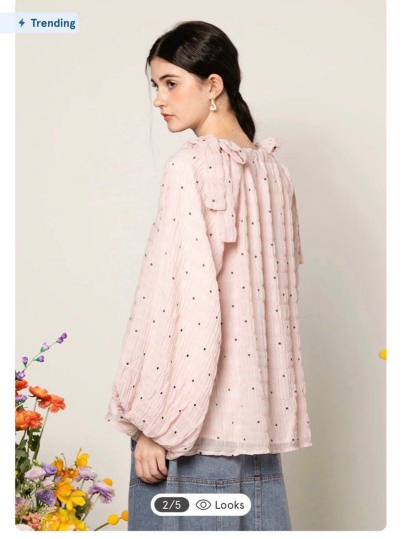 Chiffon peasant top clearance