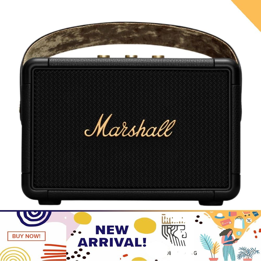 Marshall Kilburn II Bluetooth Portable Speaker Black Brass