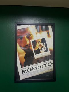 Memento movie framed poster
