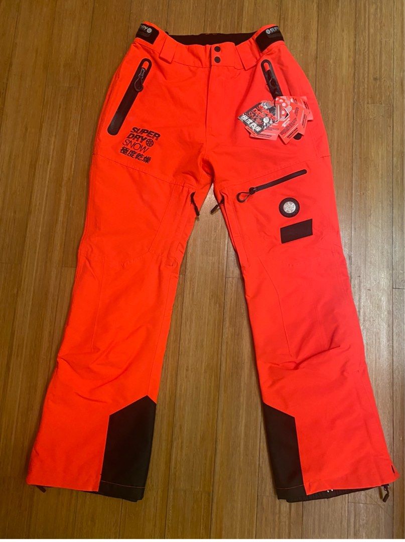 Pantalon ski 2025 superdry homme orange